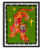 Tiger In Green contemporary wall art print by Kwonny - sold by DROOL